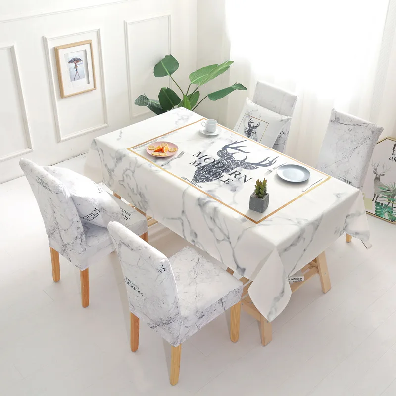 

Waterproof and Oilproof Rectangular Tablecloth, Dining Table Cover, Tea Table Cloth, Plaid Decoration, Thick, Wedding
