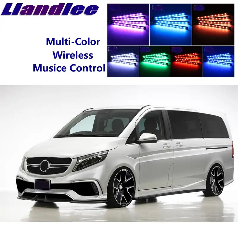 Liandlee Auto Glow Interior Boden Dekorative Sitze Accent Umgebungs Neon Licht Fur Mercedes Benz V Vito Viano Sprinter Mb W447 Decorative Lamp Aliexpress