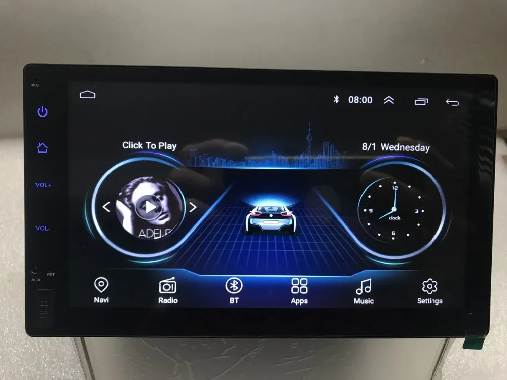 

BYNCG 2Din Android 8.1 Car Radio Stereo Multimedia Play GPS Navigation Wifi Bluetooth USB AUX Autoradio FM Audio car DVD Player