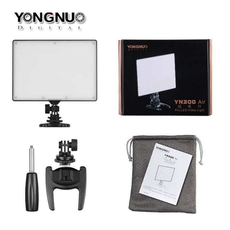 Светодиодная лампа для видеосъемки YONGNUO YN300 воздуха YN300air 3200k 5500k YN 300 Air Pro
