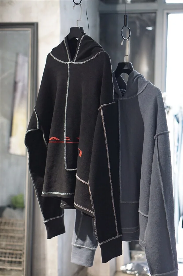 

2018 ACW A-COLD-WALL HongKong Limited Suture Outside Design Women Men Hoodies Sweatshirt Hiphop ACW Men Hoodie Pullover