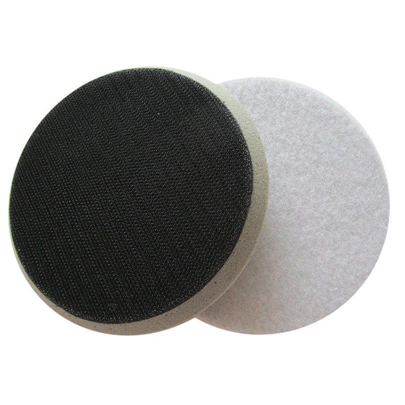 High Density Chamfering Hard Interface Pad 5 Inch 125mm No Hole Sponge