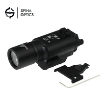 Спина оптика X300 Тактический Охота ультра светодиодный оружие света пистолет Lanterna Airsoft фонарик с Пикатинни