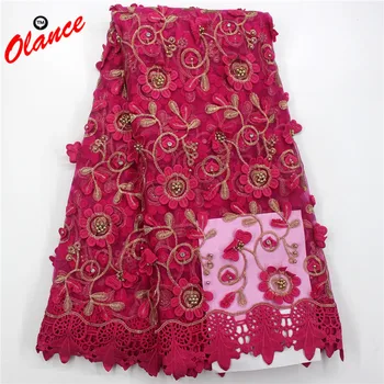 

Colourful Sunflowers with Big Rhinestones and Golden Beads Design DL7 Free Shipping Appliqued Party Dress Tulle Lace Fabric