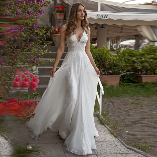aliexpress: comprar lorie playa vestidos de novia vintage v