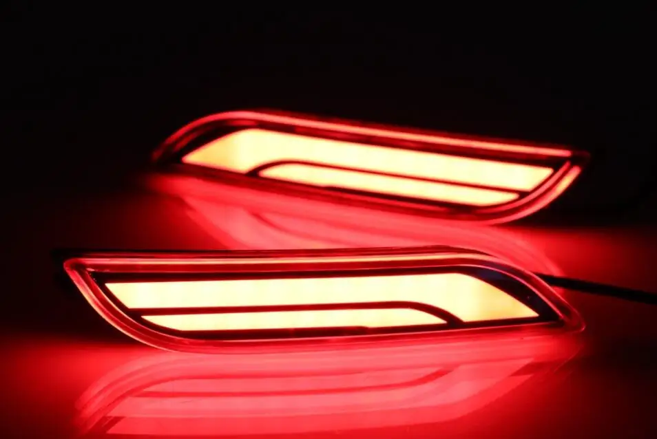 2 шт. для Toyota Camry Многофункциональный Автомобильный задний светильник светодиодный задний противотуманный фонарь бампер светильник авто лампа тормозной светильник