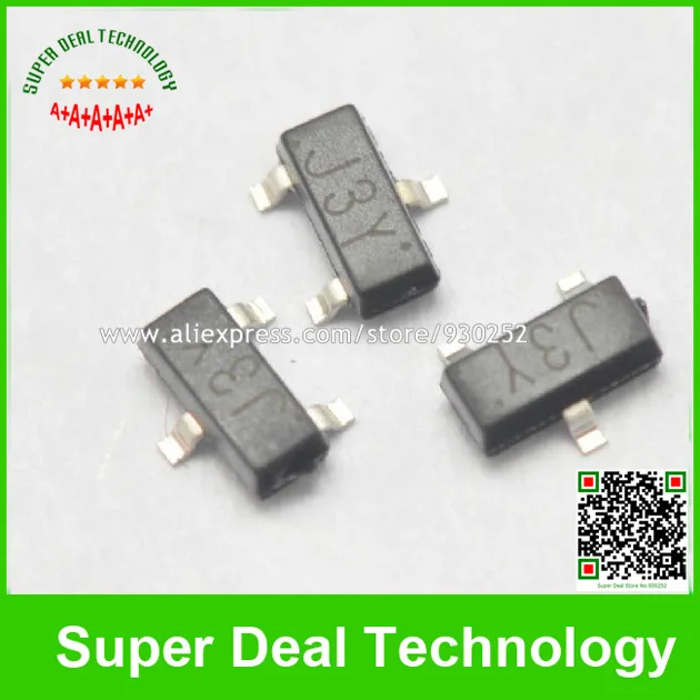 50pcs SMD Transistor S8050 J3Y 0.5A/25V NPN SOT23 transistor,New