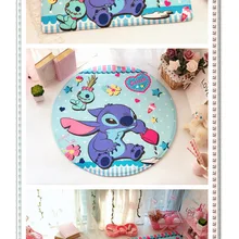IVYYE 3 стиля синий Стич аниме ковер украшения круглые домашние мягкие ковры мультфильм коврики на пол для спальни Ванна плюшевые Коврики