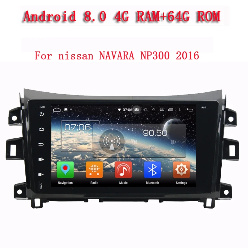 Top HD 1024*600 octa core android 9.0 car audio player for nissan Navara Frontier NP300 2014-2017 gps navigation autoradio head unit 5
