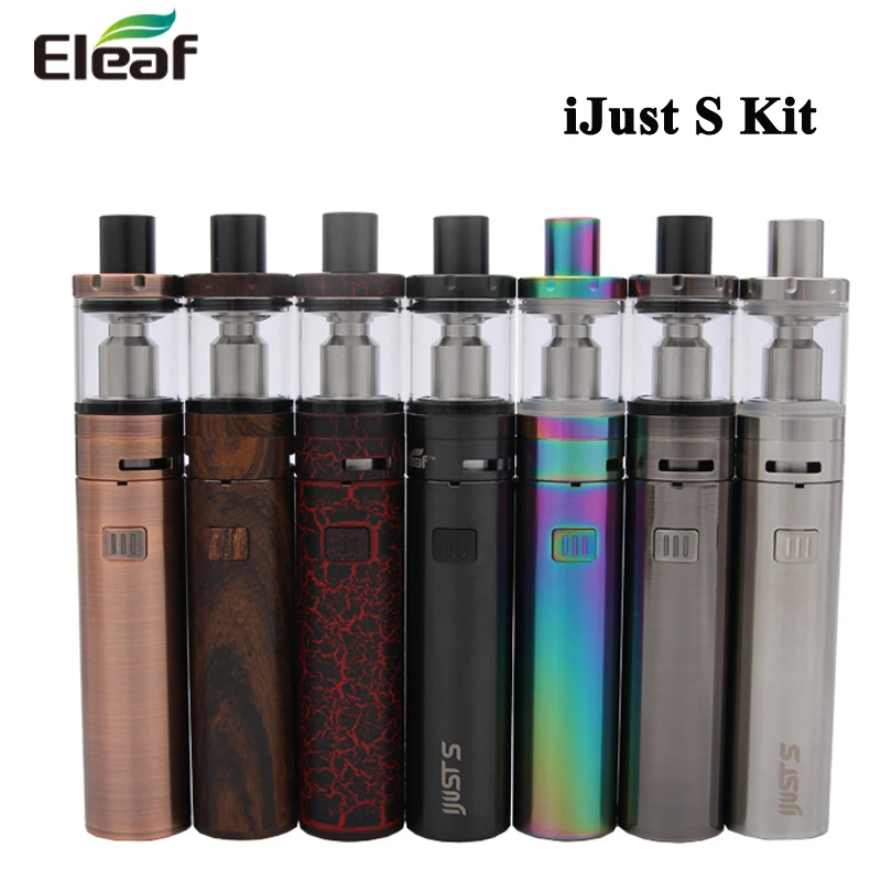 

New Color Eleaf iJust S Starter Kit Electronic Cigarette i just Vape 3000mah Battery Mod and 4ML Ijust S Tank Vaproizer ECL Coil
