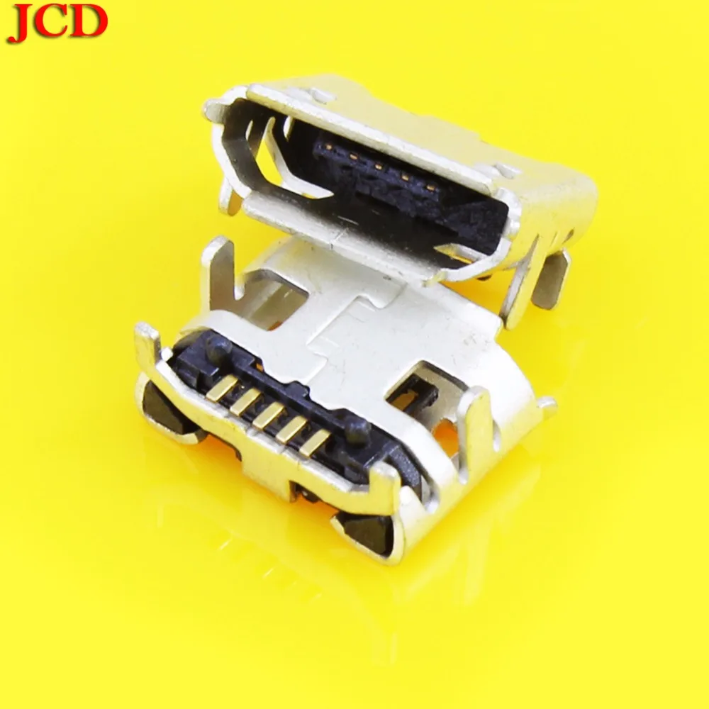 

JCD New Horn Micro USB Connector Jack Female Type 5Pin SMT Tail Charging socket PCB Board for Huawei U8100 V845 E585 M860 C8500