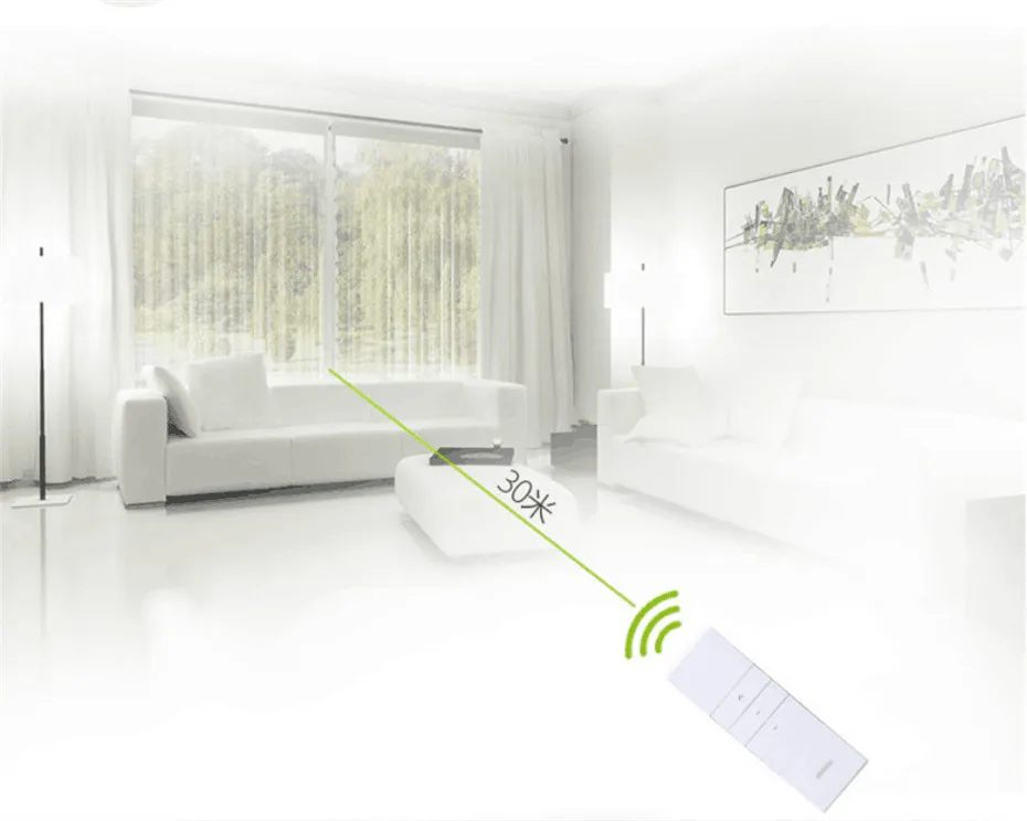 Dooya Super Quiet Curtain Track Smart Control System,Dooya DT52E 75W+3M or Less Track+DC2760,RF433 Remote Control,Home Automatic-18