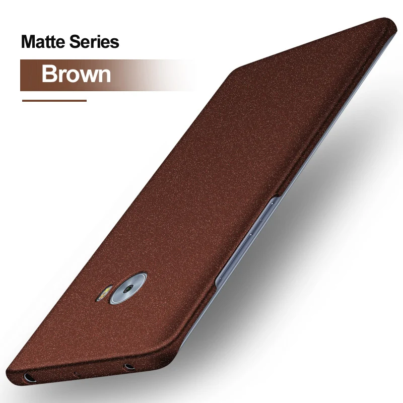 Для xiaomi mi note 2 Чехол Vpower шелковистая pc Защита жесткого чехла щит для xiaomi note2 Чехол черный - Цвет: Matte Brown