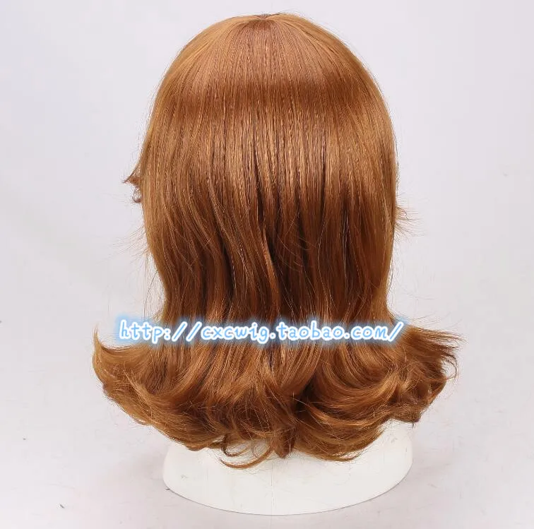 Супер Марио Принцесса Дейзи парик коричневые волосы Хэллоуин косплей ролевые игры