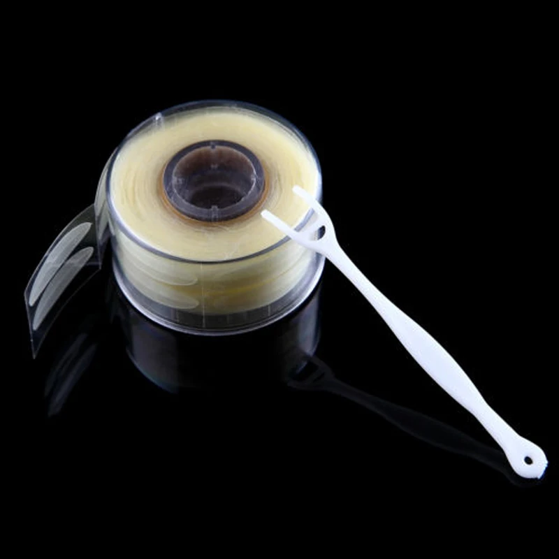

600pcs Invisible Eyelid Makeup Clear Beige Eyelid Stripe Big Eye Decoration Fold Eyelid Shadow Sticker Double Eyelid Tape Tool