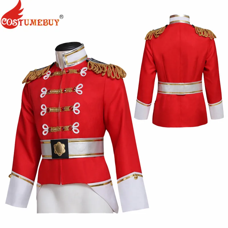 

Costumebuy The Nutcracker Prince Eric Cosplay Carnival Halloween Costumes King Nutcracker royal security guard uniform