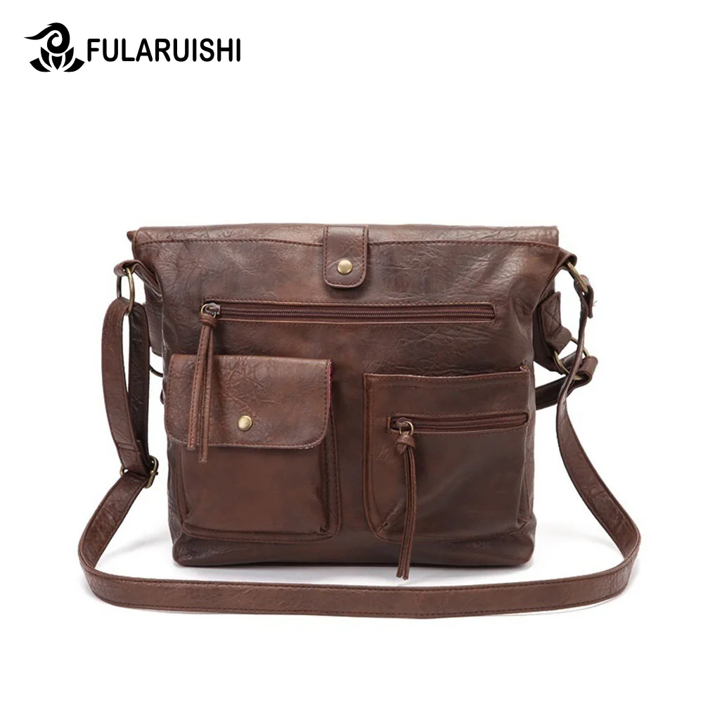 

Fularuishi Vintage Women Shoulder Bag Female Causal Totes for Daily Shopping All-Purpose High Quality Dames Handbag