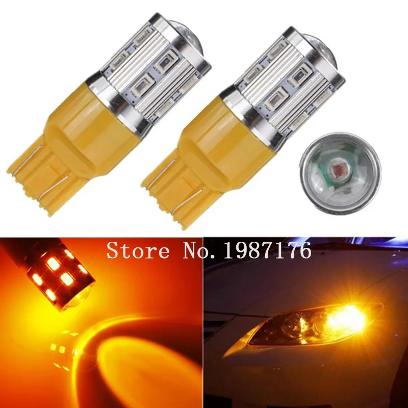 1 шт. Автомобильные светодиодные лампы T20 7443 W21/5W 12 SMD Q5 5630 W3x16q В|car light|12v car led lamplight fog |