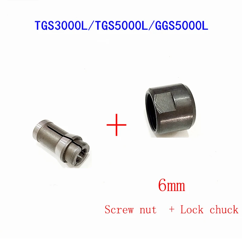 

1 Sets Nut chuck, screw nut and lock chuck for BOSCH TGS3000L GGS5000L TGS5000L Electric grinder, High-quality!
