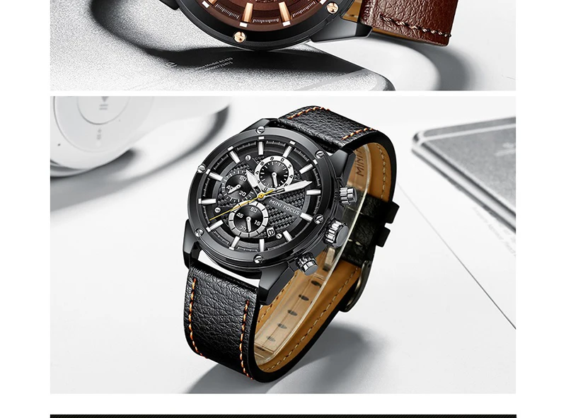Men Watches 2019 MINIFOCUS Fashion Sport Quartz Clock Mens Watches Top Brand Luxury Waterproof Chronograp Men's Wrist Watch 2019 (28)