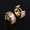 Fashion Design Small Huggie  Hoop Earrings for Womens Paved Zirconia Crystal Stone Earing Jewelry pendientes mujer moda 2022 ► Photo 2/6