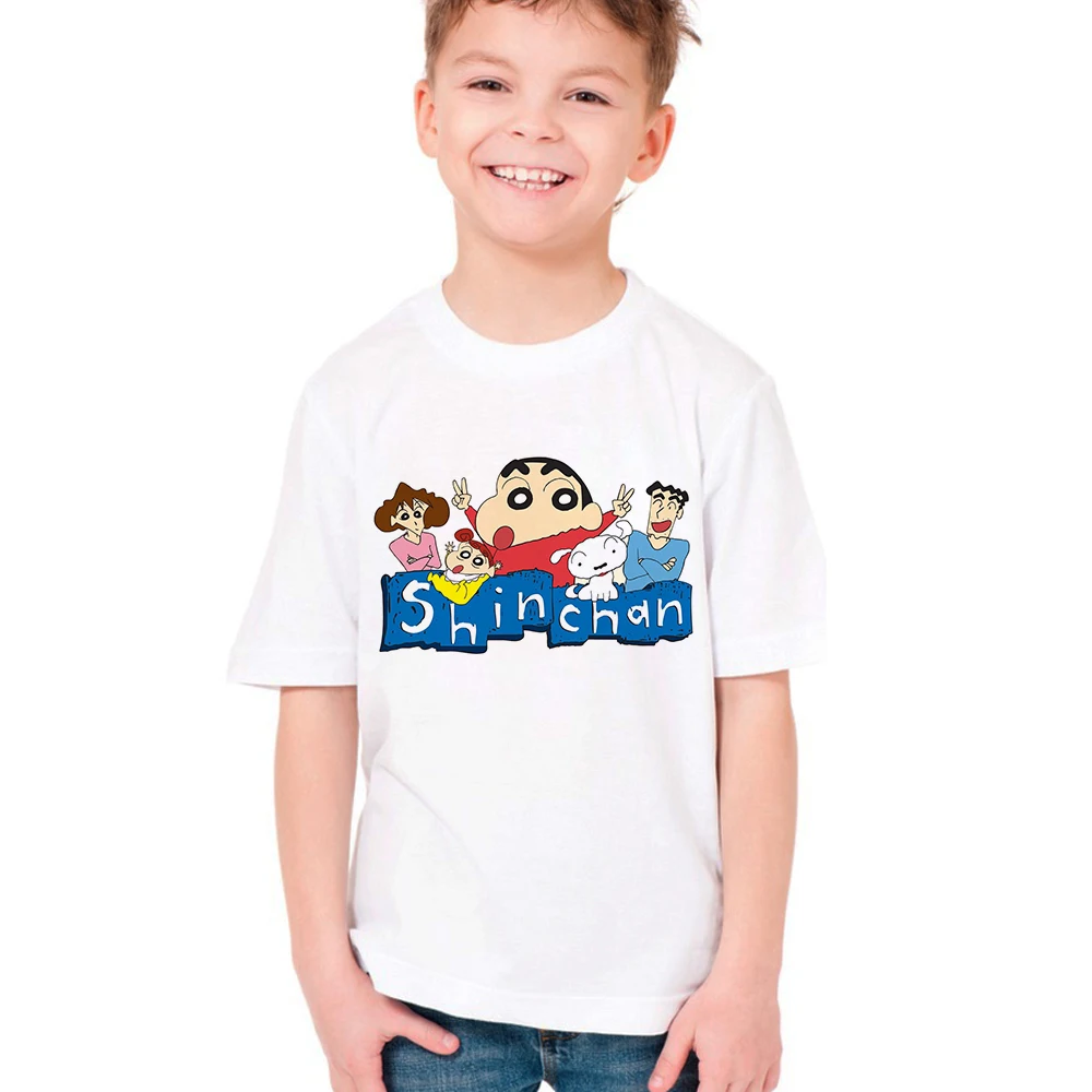 

Cartoon Crayon Shin Chan Kids T Shirt Anime Shinchan Children T-shirt Shin-chan Boys Girls Tshirt Shinnosuke Nohara Tees Tops