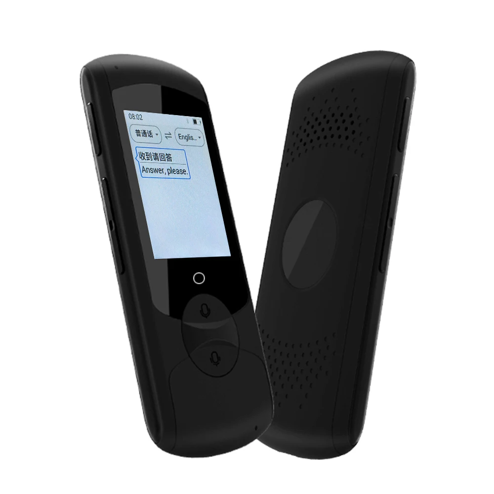 Smart 2 Way Voice Translator Recording Microphone & Speaker Touch