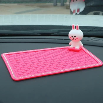 

Car Ornament Cute Dashboard Decoration Non-slip Mat Holder For Phone Auto Car Mat Automobiles Interior Sticky Pad Accessories