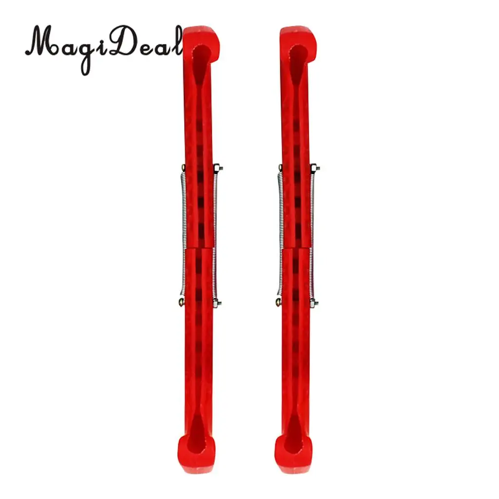 2 Pair Plastic Ice Hockey Figure Skate Walking Blade Guard Protective Cover