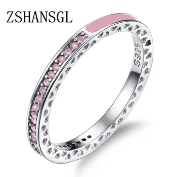 

6 Styles Eternal Finger Stackable ring 5A zircon Cz 925 Sterling silver Engagement Wedding Band Rings For Women Men bijoux Gift