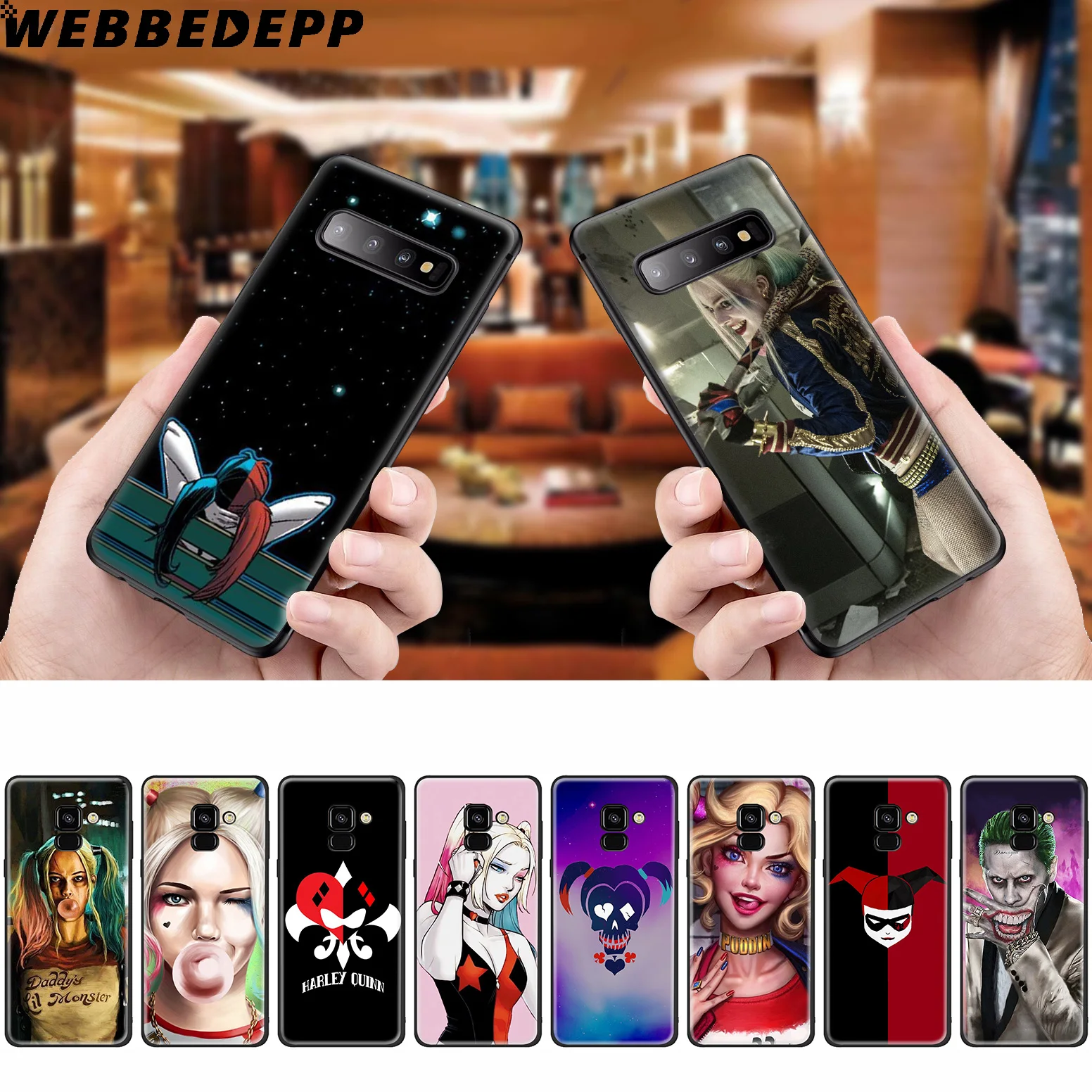 WEBBEDEPP силиконовый чехол для Samsung Galaxy A3 A5 A6 A7 A8 A9 A10 A20 A30 A40 A50 A70 M10 M20 M30 |