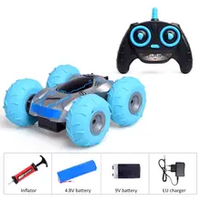 RC автомобиль 2,4G 4CH трюк Дрифт деформация Багги Рок Гусеничный ролл автомобили 360 градусов флип Робот Игрушки для детей Подарки