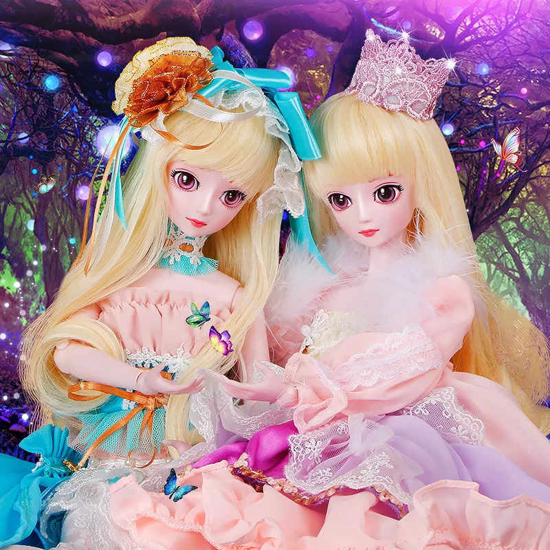 New Night Lolita 1/4 BJD Doll pullip 50cm 18 jointed dolls Cute Ye luoli Toy brinquedo baby toys | Игрушки и хобби