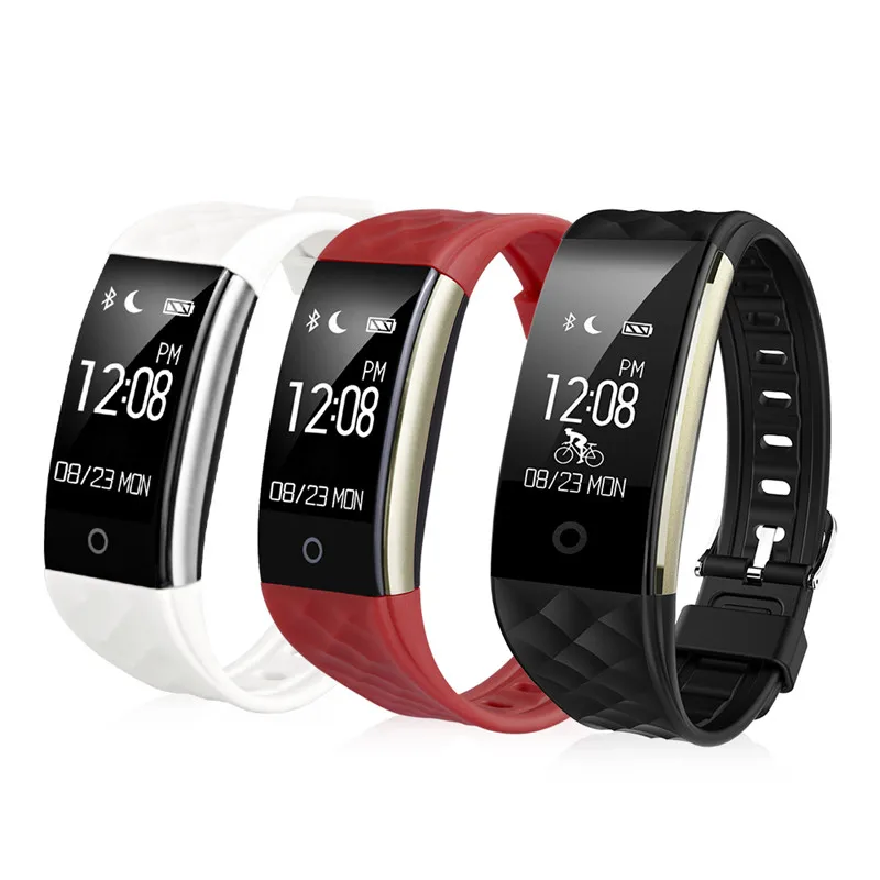 Bluetooth S2 смарт браслет монитор сердечного ритма IP67 Водонепроницаемый Smartband Смарт