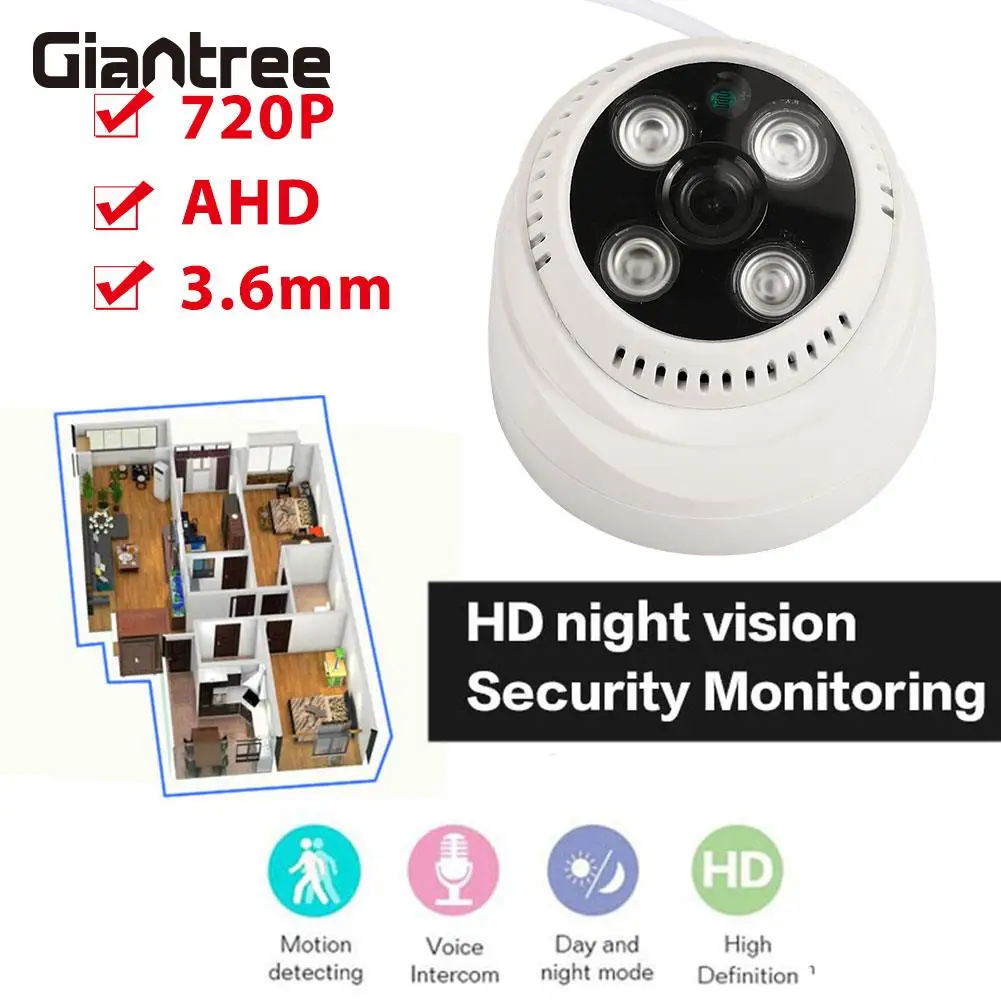

720P Security Camera High Performance Monitor Surveillance Camera Waterproof HD AHD Camera