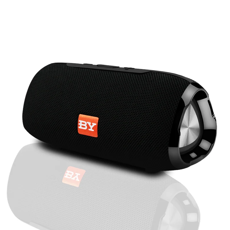 Black Портативный беспроводной Bluetooth динамик сабвуфер громкий динамик с микрофоном наружная акустическая система 10 Вт стерео музыка объемный - Цвет: Black