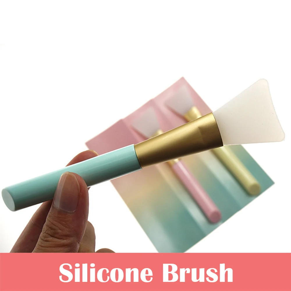 

Beauty Cosmetic Tool Silicone Brush Facial Mask Mud Mask Body Lotion Mixing Soft Foundation Brush Eye Shadow Makeup