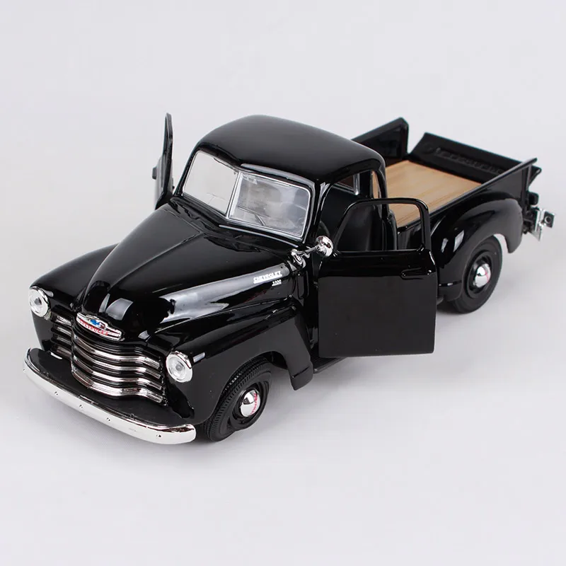 Maisto 1:25 1950 Chevrolet 3100 черный красный пикап большой грузовик Модель 200*80*73 мм грузовик пикап автомобиль литья под давлением модель автомобиля 31952