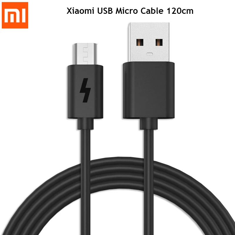 

Original Xiaomi 120cm Micro USB Cable 2A Charging Data Transmission Data Line For Redmi 4A 4X 5 5 plus 6 6 pro S2 Note 4 4A 5 5A