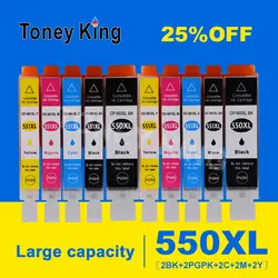 Тони King PGI-550 картридж с чернилами для Canon pgi550 PGI 550 CLI-551 CLI 551 PIXMA IP7250 MG5450 MG5550 MG6450 MG5650 принтеры