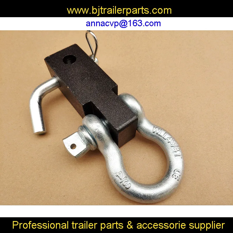 

CVP hitch receiver tow bar with bow shackle, trailer hitch mount tow bar trailer hitch pin trailer parts