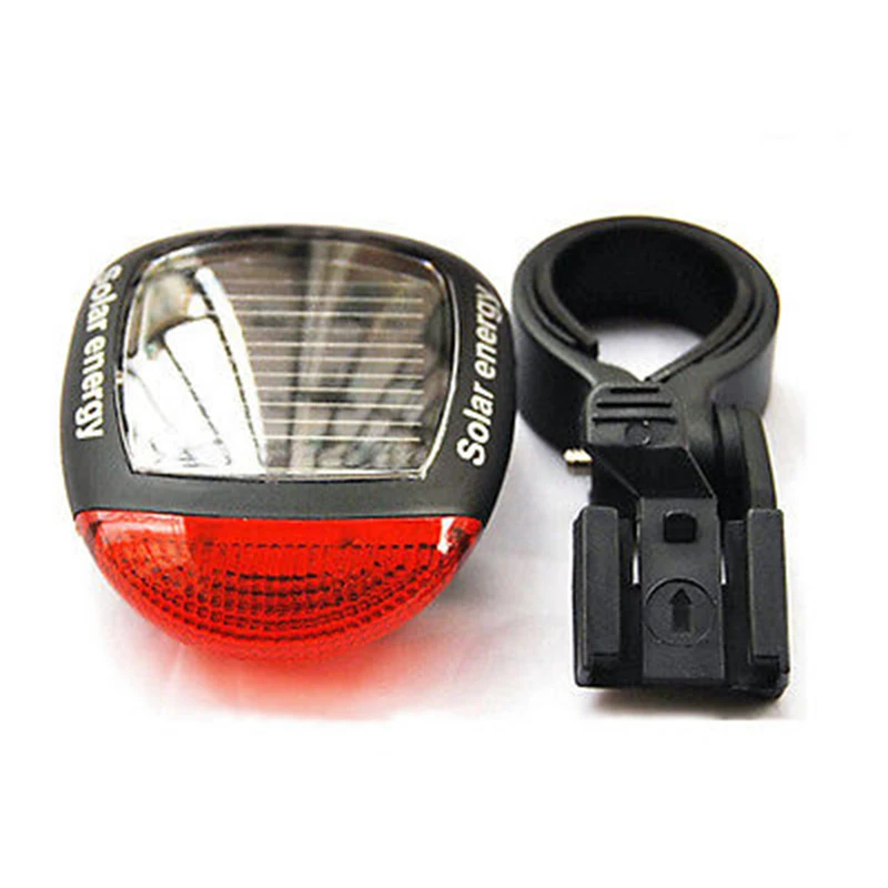 Discount Basecamp Solar Power Bicycle Lights LED Bike Rear Tail Lamp Waterproof Night Riding Safety Warning Flashing Cycling Bike Light 0