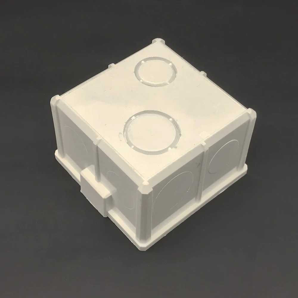 Description Picture 4 of itemThicker Material 86 Type Home Switch Panel Thermostat Wall Holder International Standard Cassette Dark Mounting Box