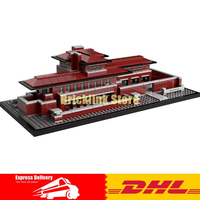 

LEPIN 17007 2326Pcs Genuine Architecture The Robie House Set Building Blocks Bricks Toys Model Compatible Legoinglys 21010