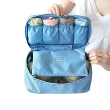 Travel Organizer Waterproof Nylon Cosmetic Bra Underwear Storage Bag