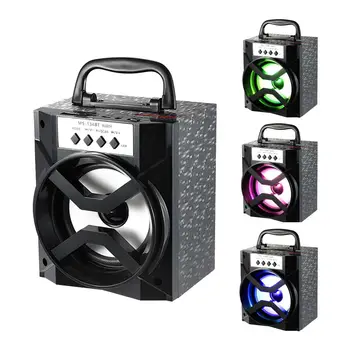 

Outdoor Bluetooth Wireless Portable Speaker Super Bass with USB/TF/AUX/FM Radio
