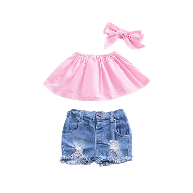 Infant Baby Girls Solid Color T Shirt Tops Tube Tops Sleeveless T shirts Summer Casual Tee