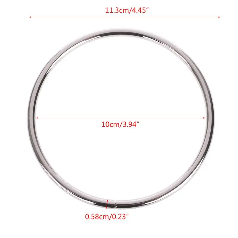 1 шт. модная круглая металлическая сменная верхняя сумка ручка через плечо