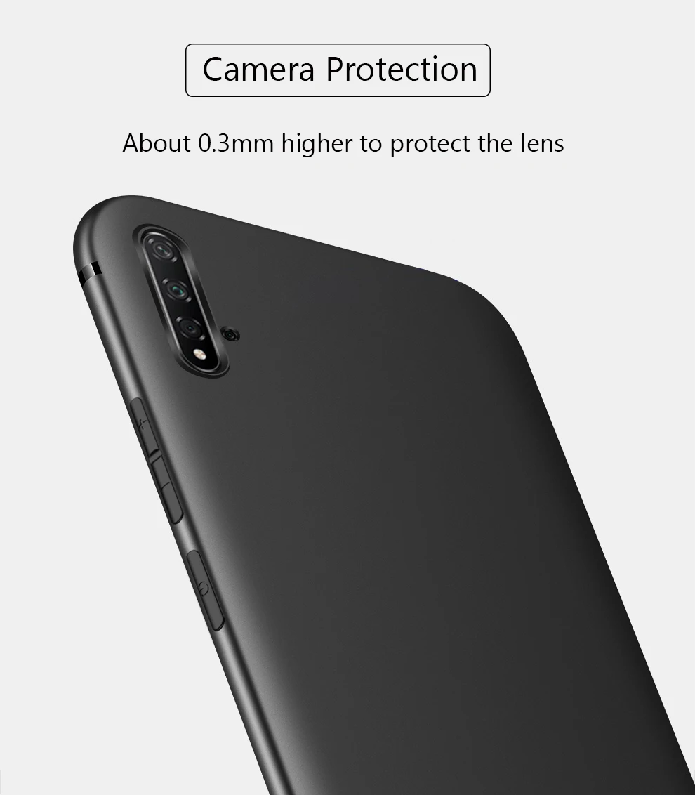 Silicone Ultra Thin Case For Huawei Honor 20 Pro 10i Honor 10 Lite 9 Honor 8X 8C 8S 8A PRO Full Cover Matte Shockproof Slim Case