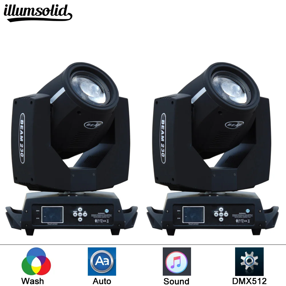 

2Pcs/lot Entertainment dj disco equipment rotate moving light 230w sharpy 7r Touch Screen beam moving head light